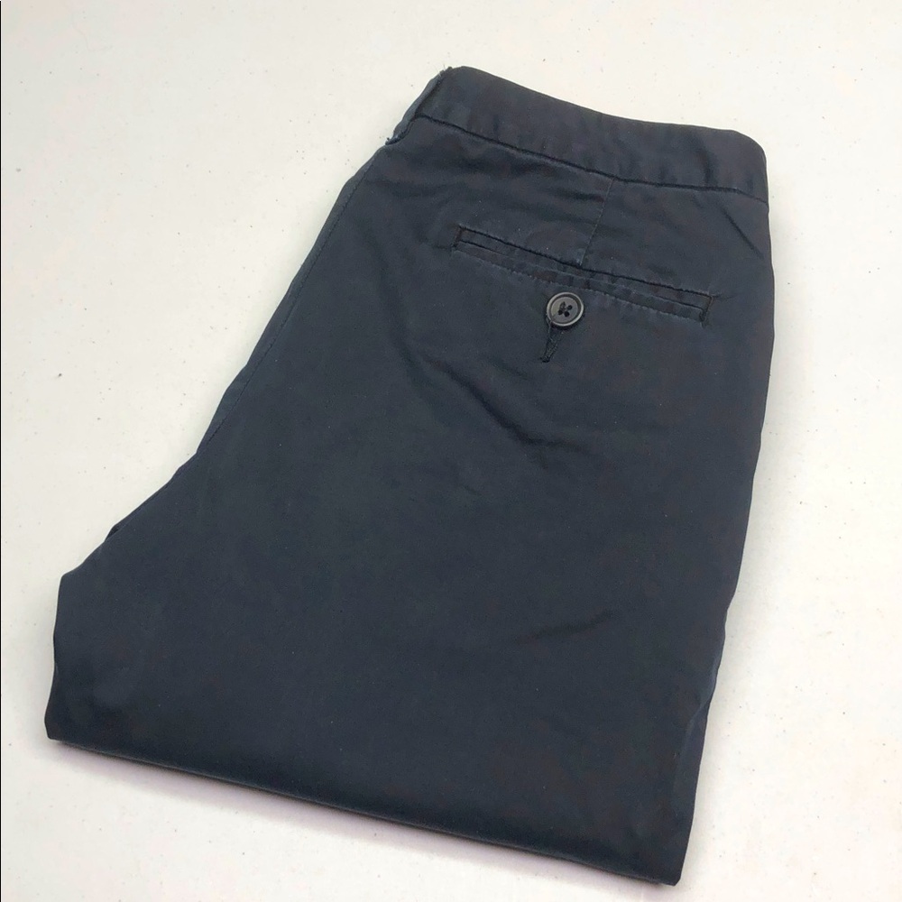 BANANA REPUBLIC BLACK RYAN FIT STRAIGHT CROPS 4/27x30 ⭐️